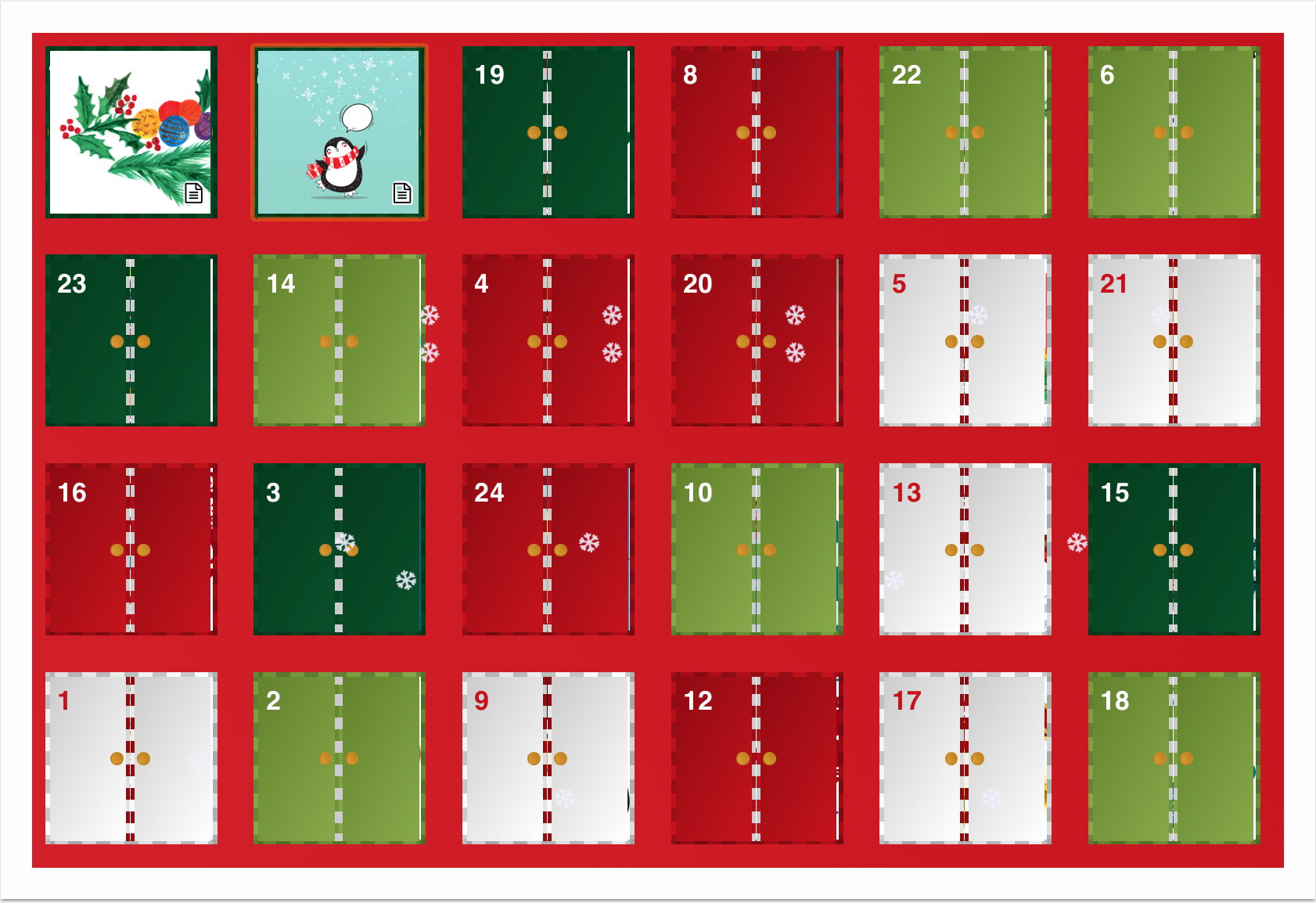 Adventskalender - Digitale Bildung