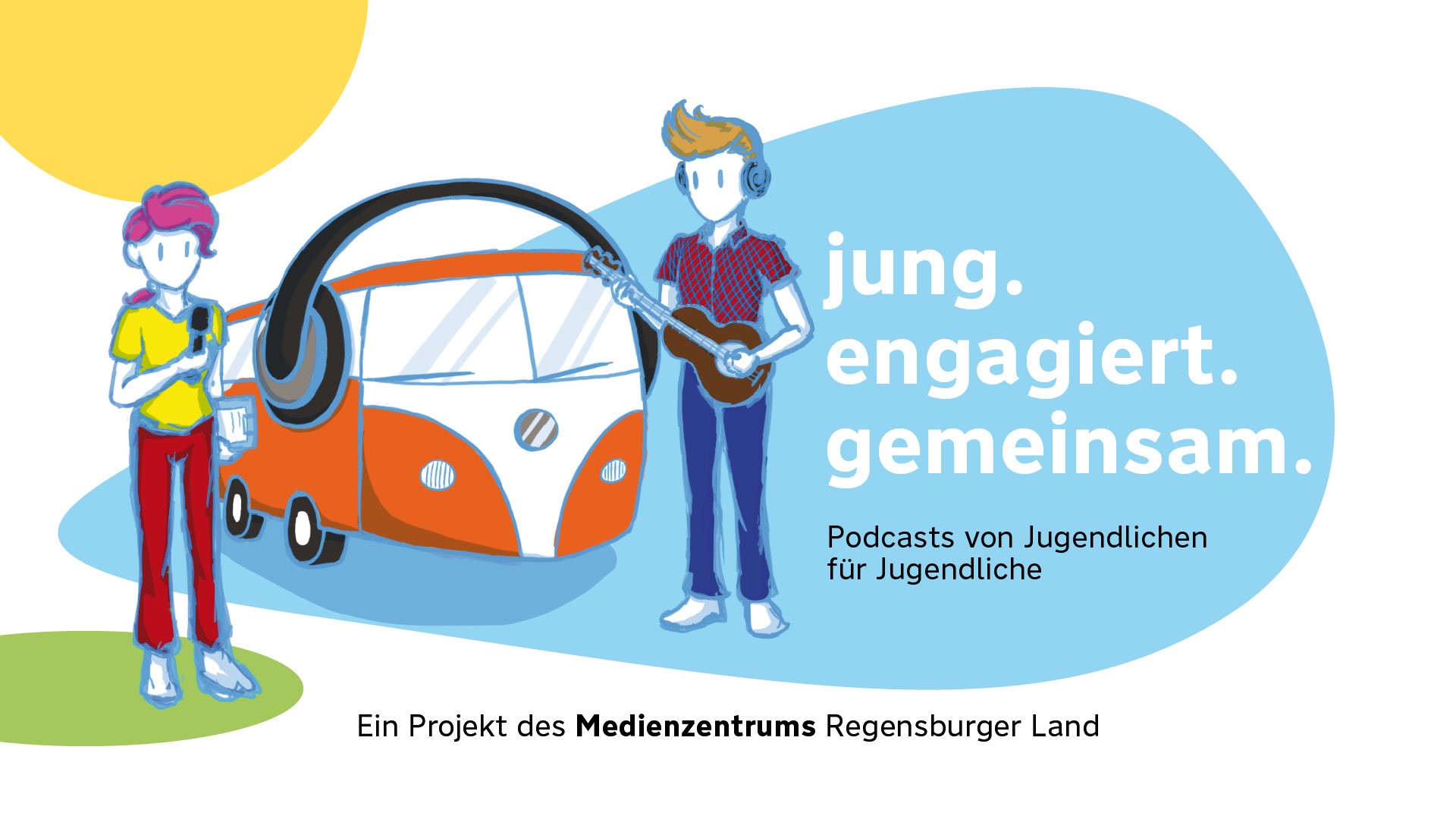 Podcast Symbolbild - jung.engagiert.gemeinsam