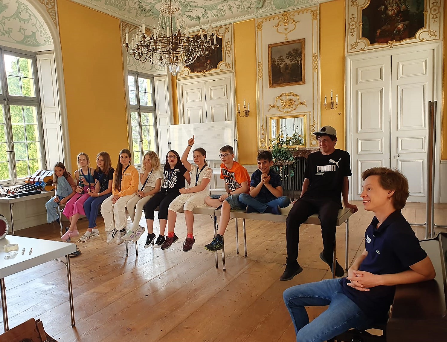 Ferienworkshop Singer-/ Songwriter mit Michael Lex und Hubert Treml in der Bayerischen Musikakademie in Schloss Alteglofsheim (3)